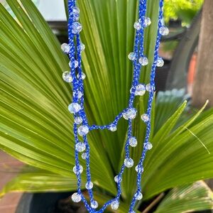 Blue Beaded Necklace